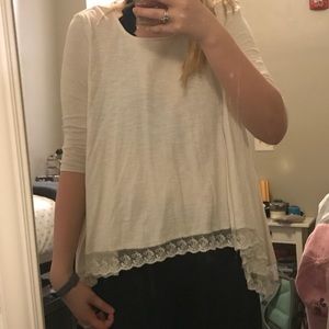 altar’d state cream 3/4 sleeve